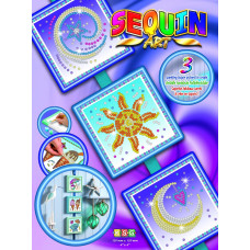 Набор для творчества Sequin Art SEASONS Космос, Солнце, Луна и звезды SA1511