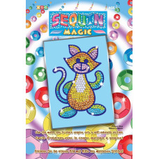Набір для творчості Sequin Art SEQUIN MAGIC Кіт SA0718