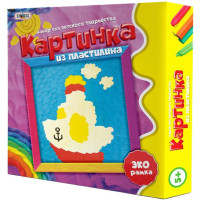 Набор для творчества Strateg Картина из пластилина Кораблик (4006)