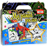 Набір для творчості Strateg Пенал My painted pen case Spider-Man (2036)