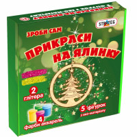 Набор эко-раскрасок Strateg Елочные игрушки Ёлочка (2011)