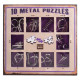 Набор головоломок 10 Metall Puzzles violet 10 головоломок Eureka 3D Puzzle 473359