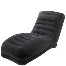 Надувне велюровое крісло Intex (68595)