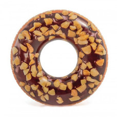 Надувний круг шоколадний пончик INTEX 56262