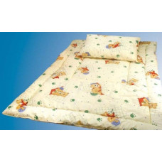 Одеяло детское 105*145 см с подушкой 38*58см (поликотон)
