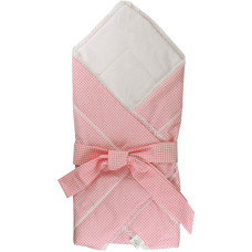 Одеяло - конверт для новорожденных 957ХБУ_розовый