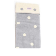 Одеяло-плед в кружочек Womar 100% хлопок 75х100 см Серый (38992)