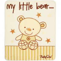 Ковдра сатинова BabyOno Плюш 80х100см Ведмедик (1409/01)