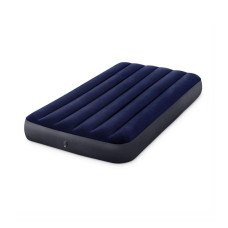 Односпальний надувний матрац Intex Classic Downy Airbed, 99x191x25 см (64757) синій