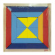 Пазл дерев'яний goki Світ форм-трикутники 57572-1
