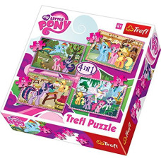 Пазл Trefl 4 в 1 My Little Pony Канікули поні (34153)