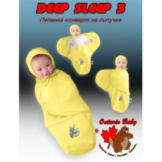 Пеленка-конверт Deep Sleep-1 (0-6 мес) желт.