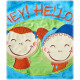 ПЛЕД SENSILLO 2-STR велюр HEY! HELLO! 75 * 100 S-23139 BROWN