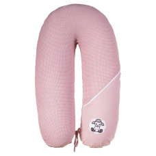 Подушка для кормления Ідея Стандарт (в сумке) розовый (белая точка)