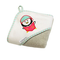 Полотенце с капюшоном BabyOno Frotte 100 x 100 см Пингвин (214/01)