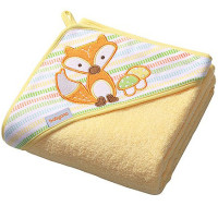 Рушник з капюшоном BabyOno Frotte 100x100 см Лис Жовтий (142/03)