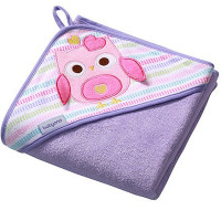 Полотенце с капюшоном BabyOno Frotte 100x100 см Сова Фиолетовый (142/01)