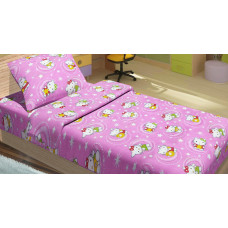 Постельное белье для подростков Lotus Young - Hello Kitty Star V1 розовый ранфорс