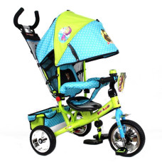 Триколісний велосипед Bambi Маша і Ведмідь MM 0156-01 Зелено-блакитний