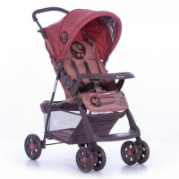 Прогулочная коляска Bertoni Star с чехлом на ножки Beige&Terracotta