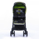 Прогулочная коляска Bertoni Star с чехлом на ножки Black&Green Sunny City