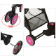 Прогулочная коляска El Camino Motion M 3295-8 Черный/розовый