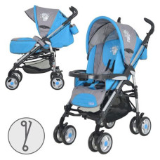 Прогулянкова коляска-тростина Bambi Grazia S6-4 Сіро-блакитний