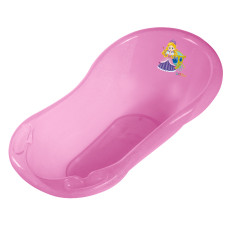Прозрачная ванночка 100см с блеском "Princess" - розовый