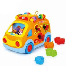 Розвиваюча іграшка-сортер Huile Toys Веселий автобус (988)