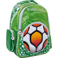 Рюкзак школьный "Футбол" зеленый