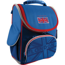 Рюкзак школьный ортопедический каркасный "London" со съемной пластиковой вставкой