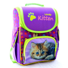 Рюкзак школьный ортопедический "Красивый котенок"