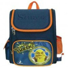 Рюкзак школьный "Шрек " сине-оранжевый твёрдая спина