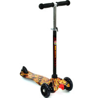 Самокат Best Scooter MINI Черный с оранжевым (А24692/779-1299)