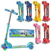 Самокат Profi Trike SC 3-5 Синий Тачки