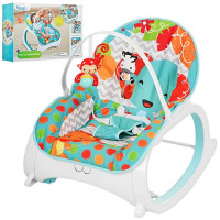 Шезлонг-качалка Bambi M 3249/88926 Голубой