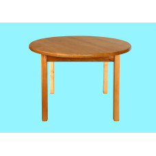 Стол деревянный c круглой столешницей