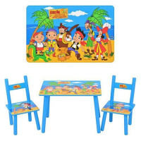 Столик Bambi M 1700 с двумя стульчиками Джейк и Пираты
