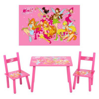 Столик Bambi со стульями M 1508 Winx