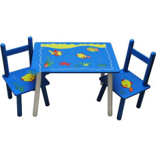 Столик с двумя стульчиками Baby Tilly Океан (2931-1/2803-1)