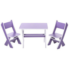 Столик со стульчиками Bambi М 2101-03 Фиолетовый