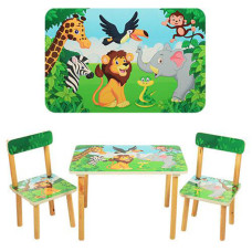 Столик Vivast с двумя стульчиками Зоопарк (501-11)
