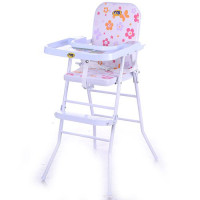 Стульчик для кормления Bambi HB 303-8 Розовый в цветы