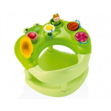Стільчик для купання Cotoons з ігровою панеллю, зелений, 6міс.+