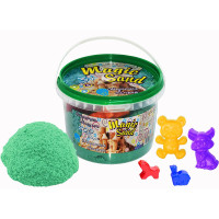 Світиться кінетичний пісок Strateg Magic Sand 500 г Зелений (371-8,038-2)