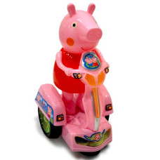 Свинка на бат. Peppa Pig на мотоцикле