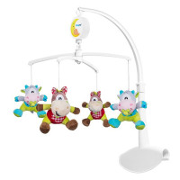 Универсальная карусель BabyOno Коровки и лошадки (1362)