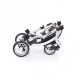 Универсальная коляска для двойни "ZOOM" с аксессуарами, цвет Graphite серый