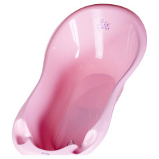 Ванночка зі зливом і термометром Kroliczki KR-011 рожева