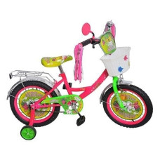 Велосипед 2-х кол. PROFI P1451F-W (салатово-рожевий)